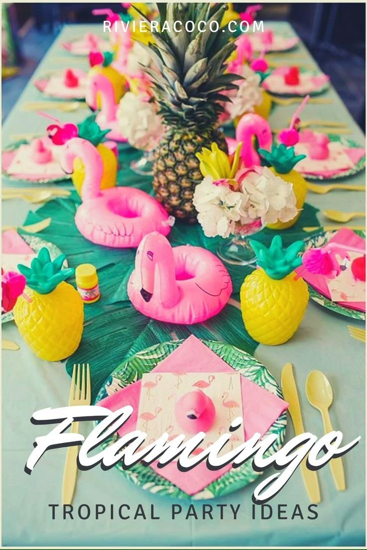 Гавайская вечеринка Фламинго