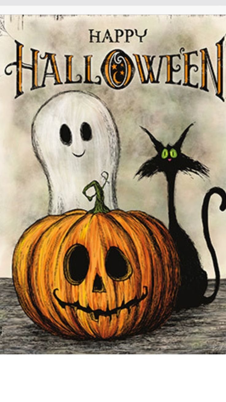 Красивые рисунки на тему Хэллоуин