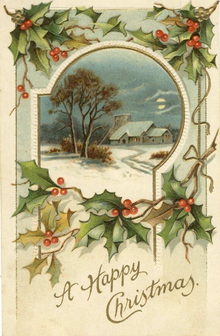 Рождественская открытка в Англии