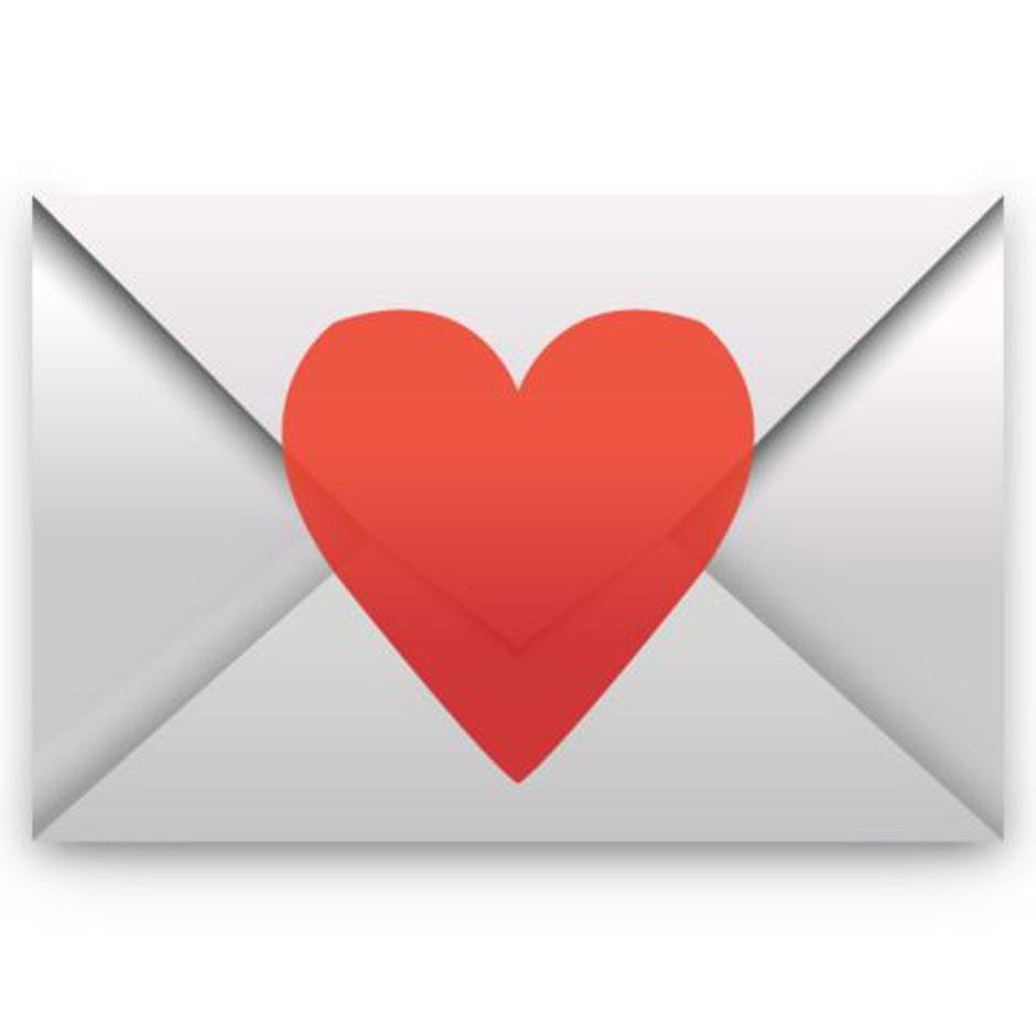 Письмо с сердечком
