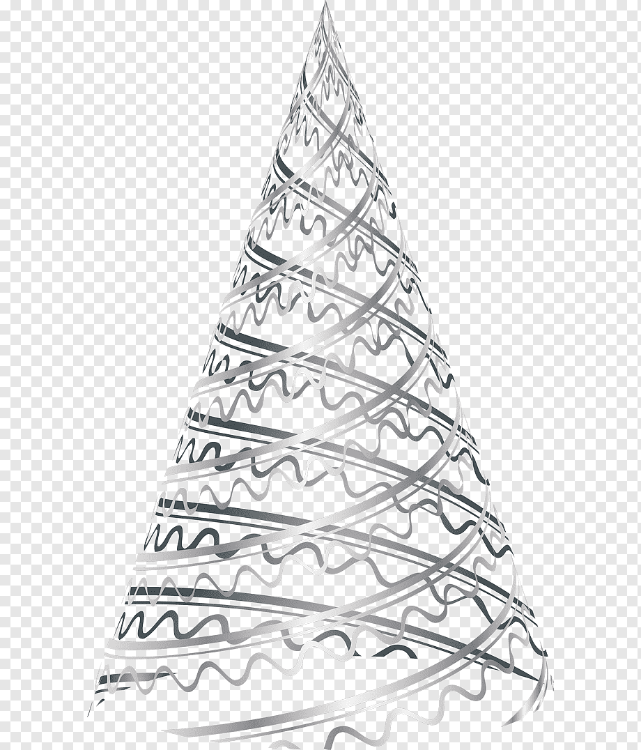 Креативная елка на белом фоне
