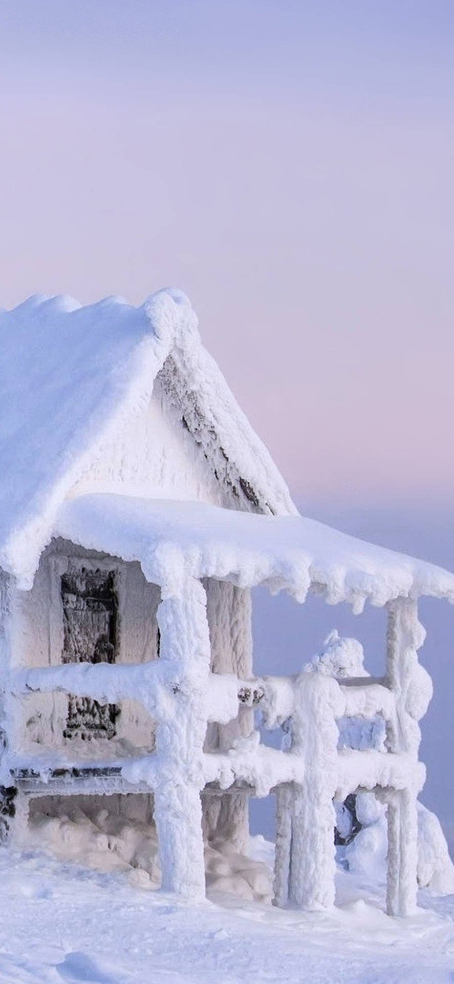 Снежный домик поделка