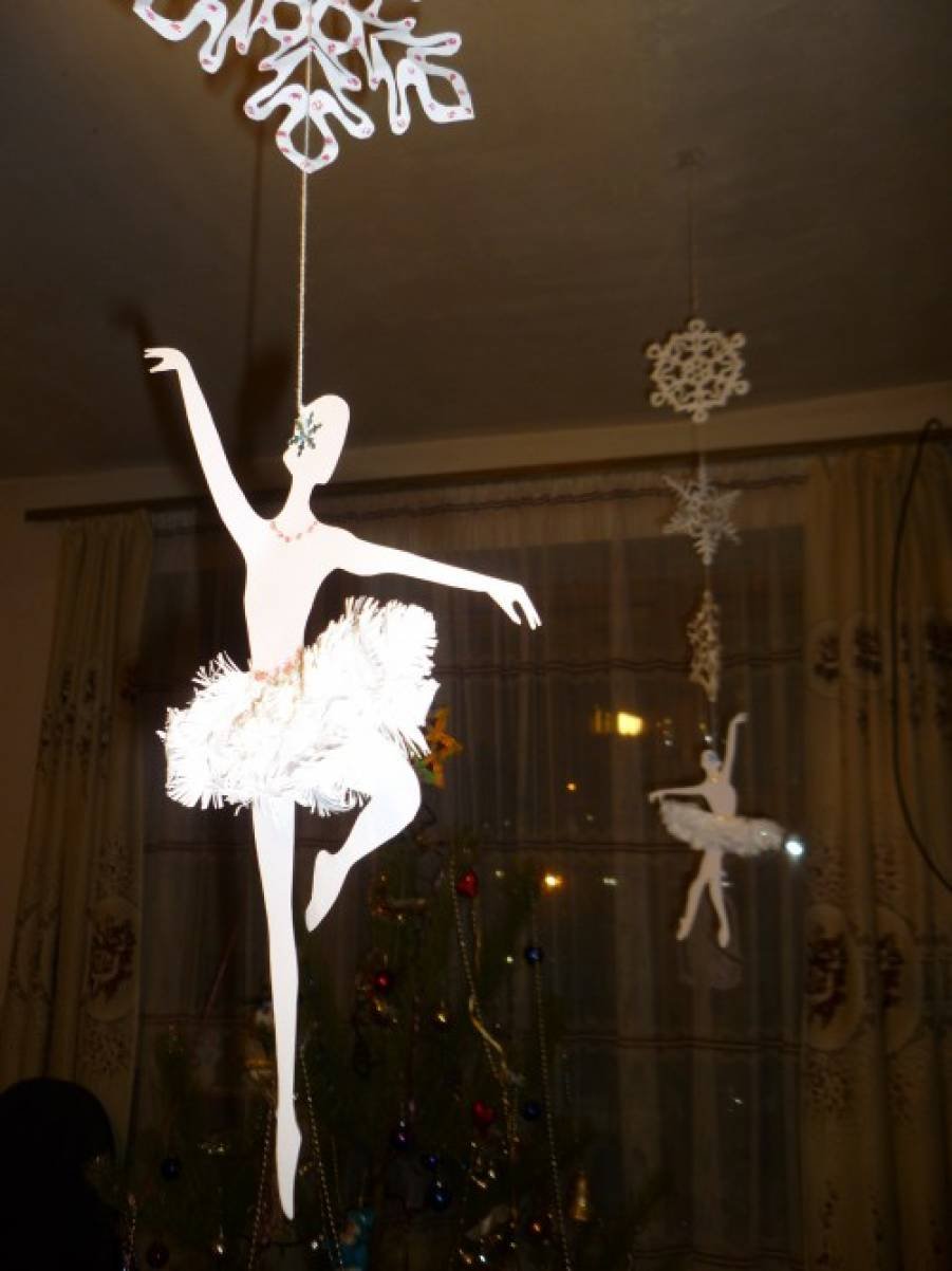 Балерина украшение на новый год