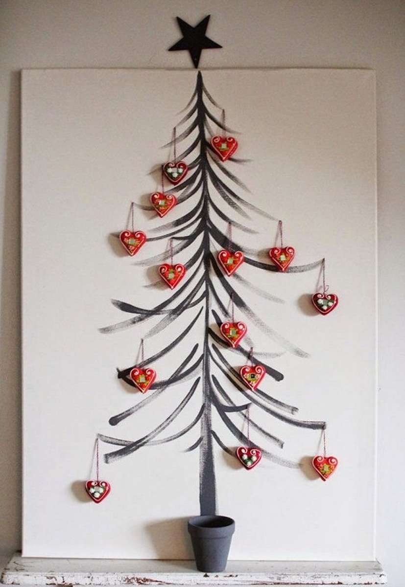 Декоративная елка на стену