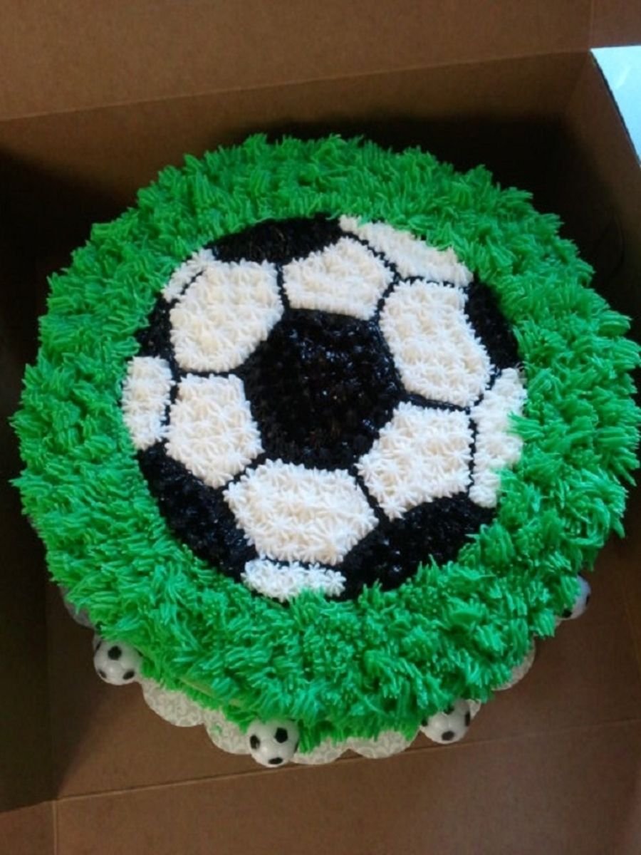 Кремовые торты торт футбольный мяч