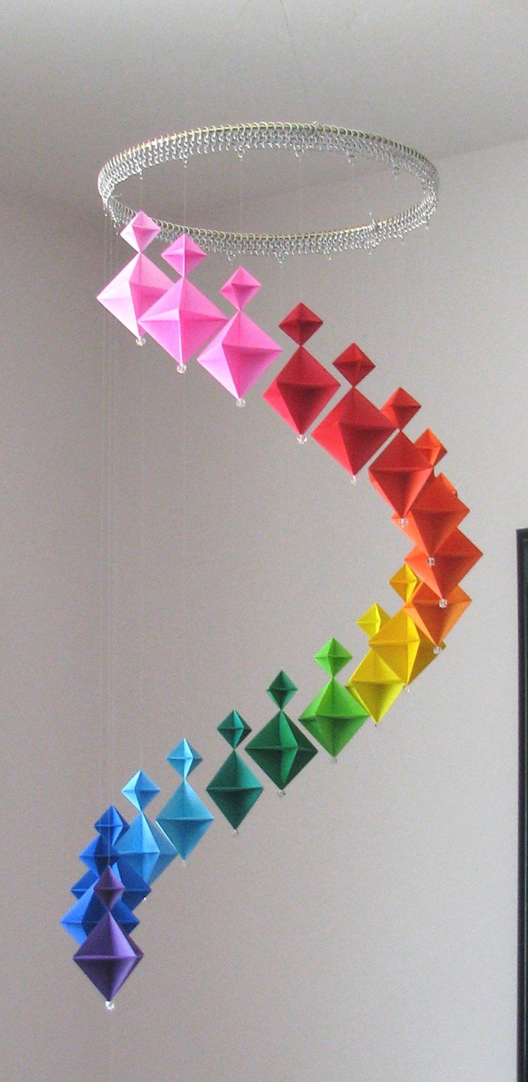 Оригами гирлянда
