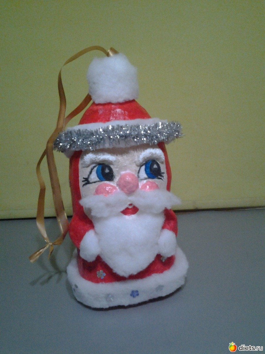 Дед Мороз из пластиковой бутылки