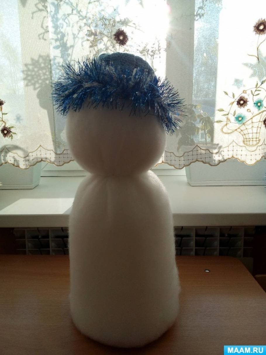 Снеговик своими руками: пошаговые МК по его созданию из различных материалов