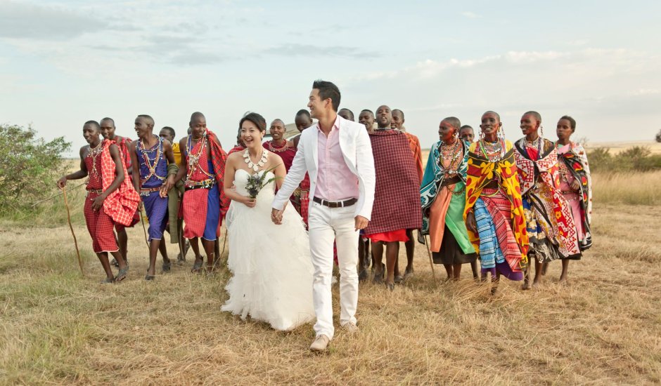 Племя Масаи Кения свадьба
