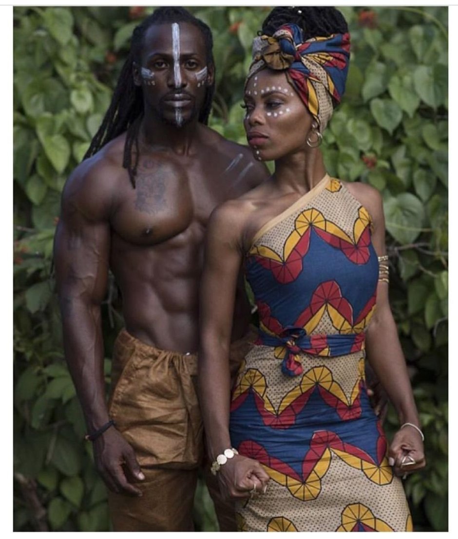 Племя НУБА В Африке
