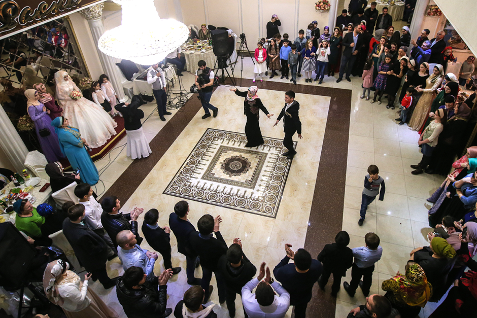 Церемония свадьба в Чечне