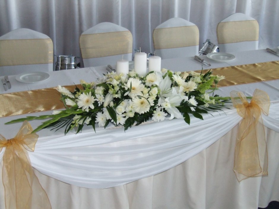 Композиции на свадебный стол