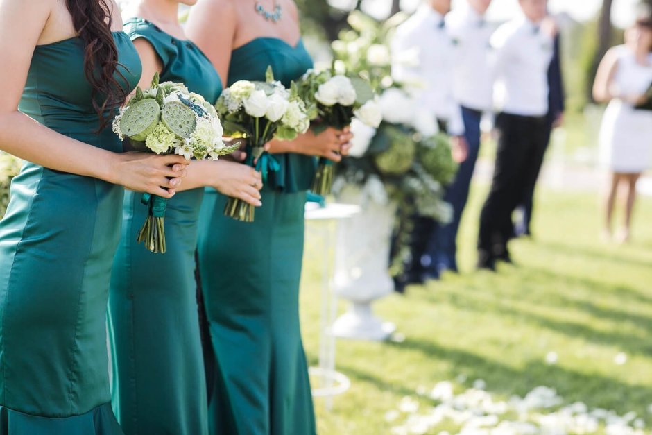 Свадьба в салатовом цвете