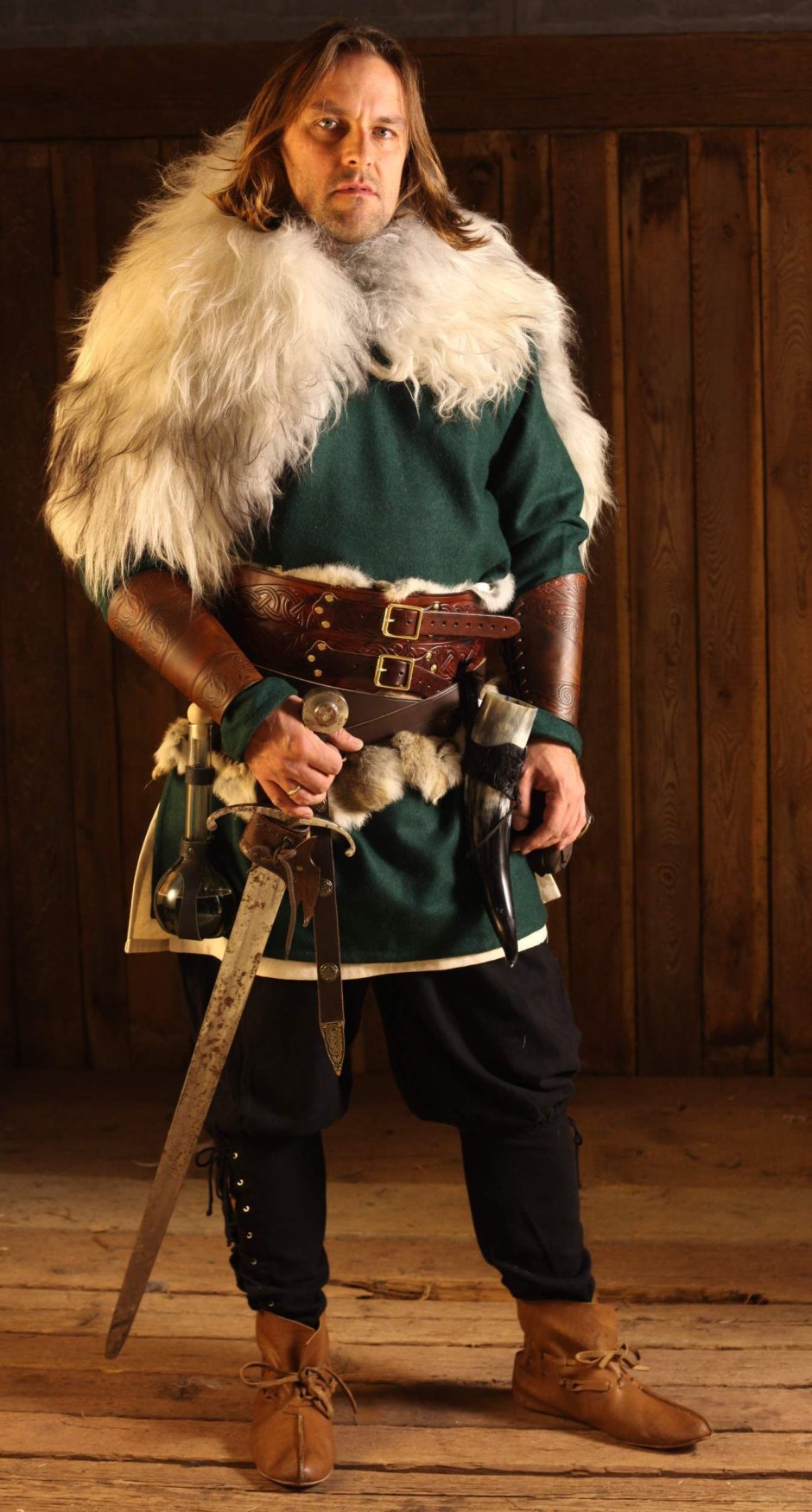 Средневековая Норвегия Викинг одежда