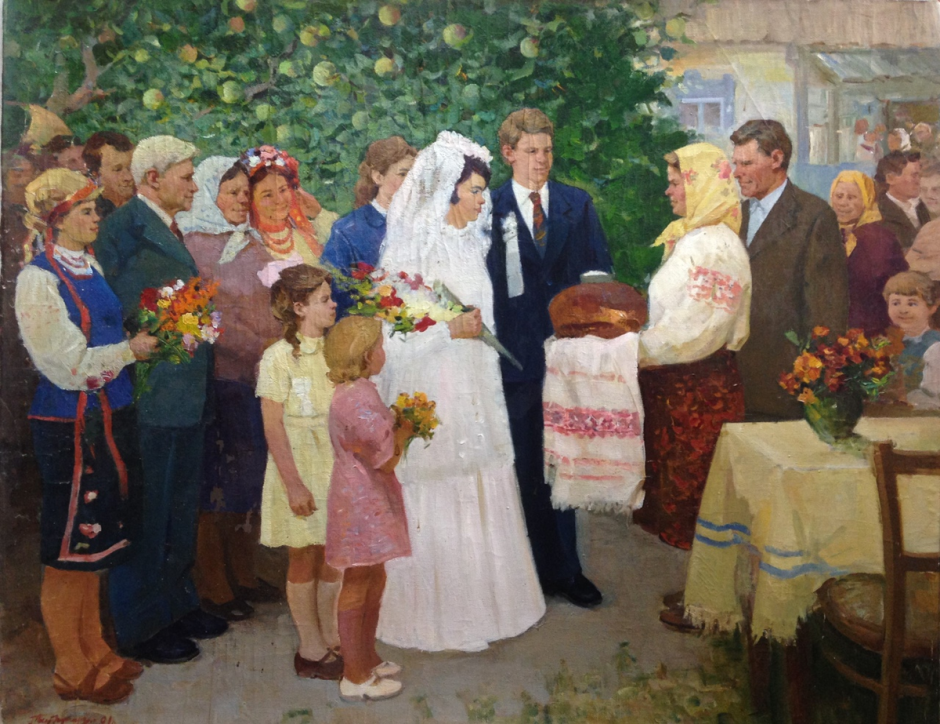 Деревенская свадьба картина
