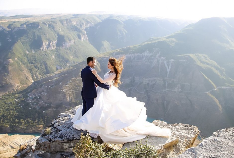 Свадьба невеста Сулакский каньон