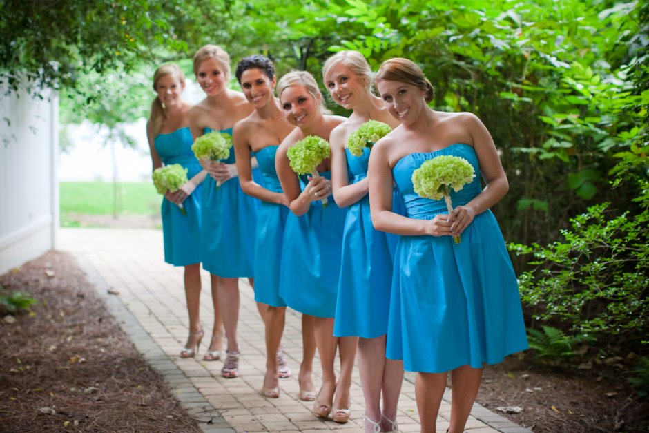 Свадьба в цвете голубой лагуны
