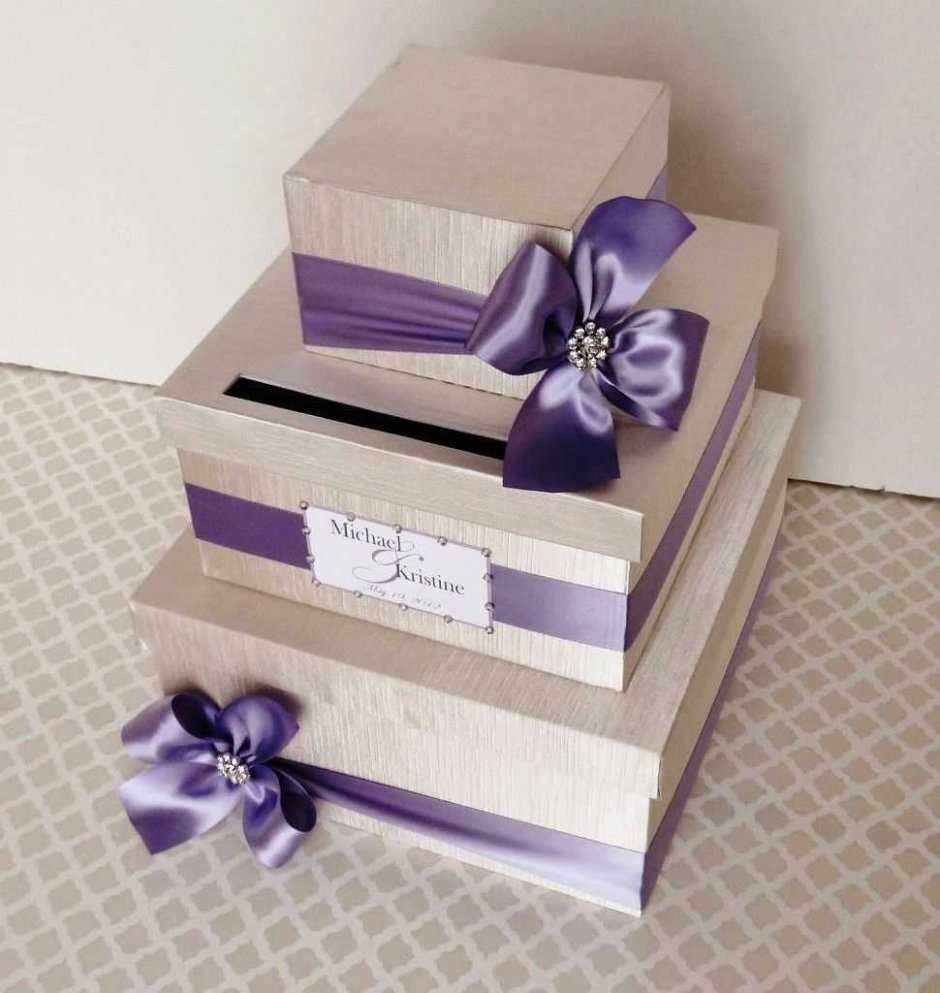 Свадебные коробки для подарков