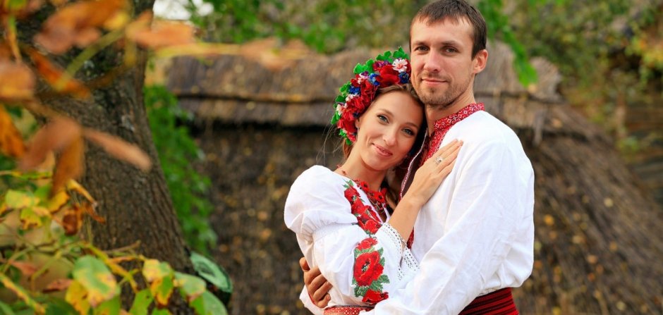 Украинский национальный костюм на свадьбу