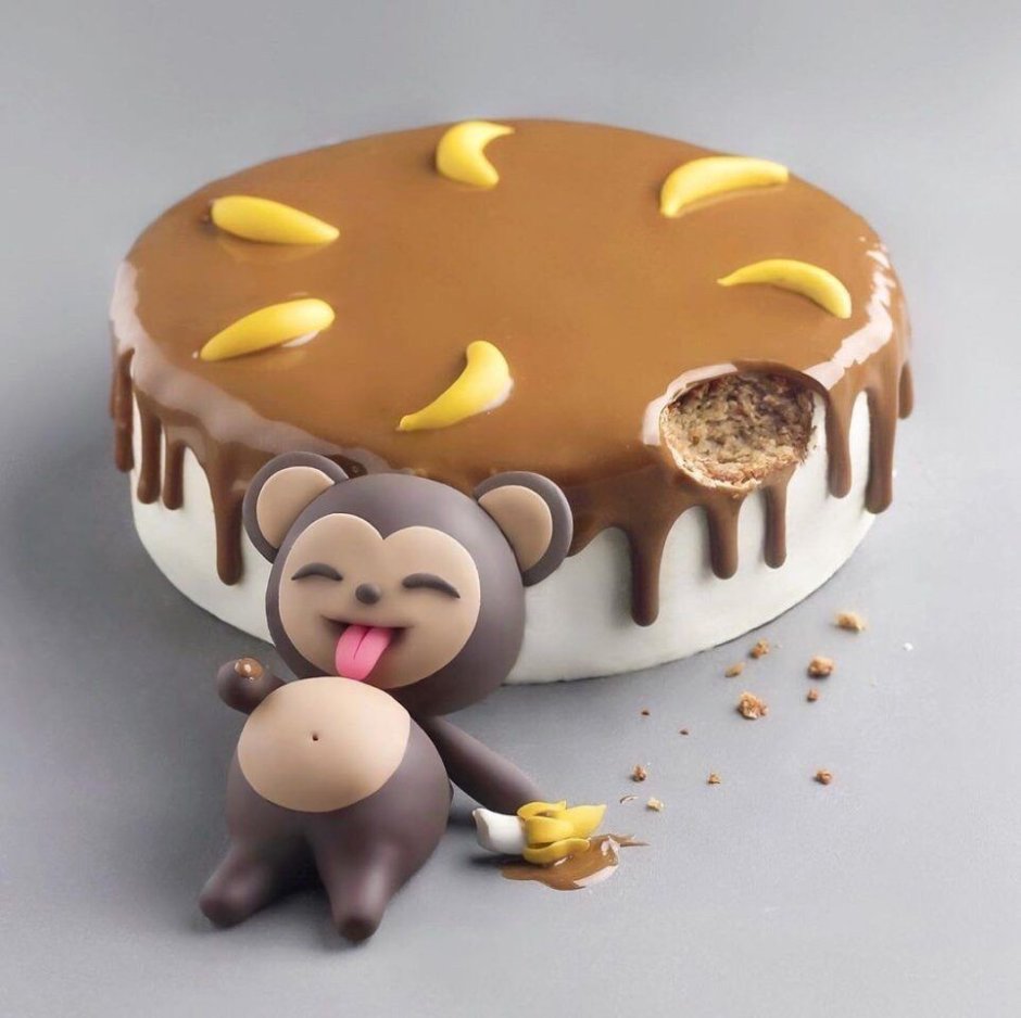 Тортики с обезьянками