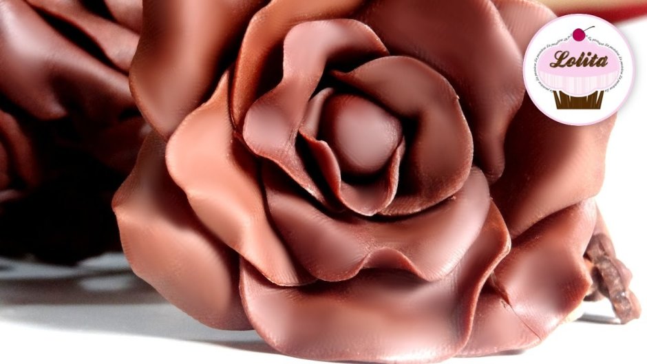 Помадка шоколадная роза