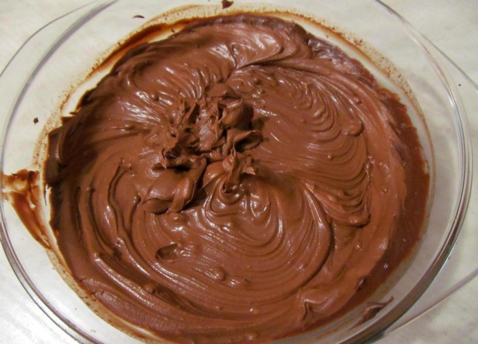 Крем шоколадный ганаш густой
