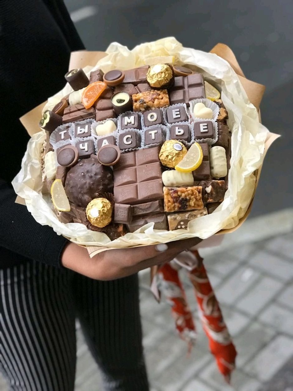Букет с шоколадом