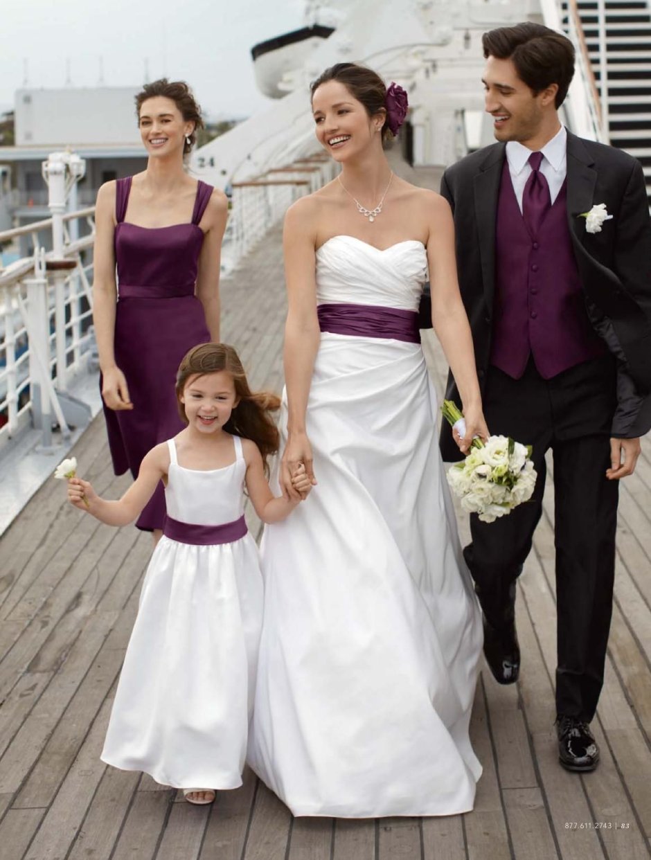 Свадьба семейный платья