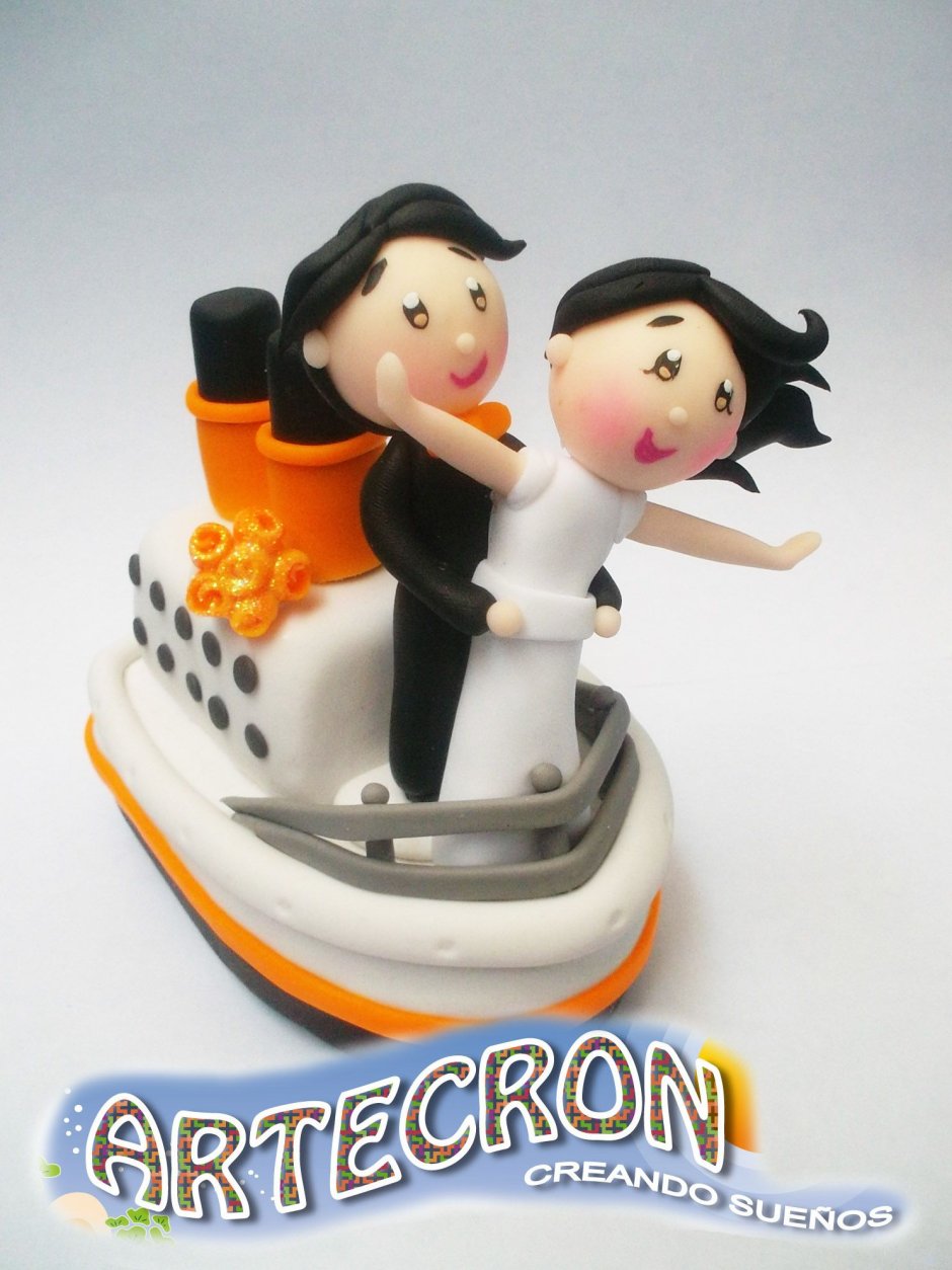 Свадебные фигурки на торт Титаник купить