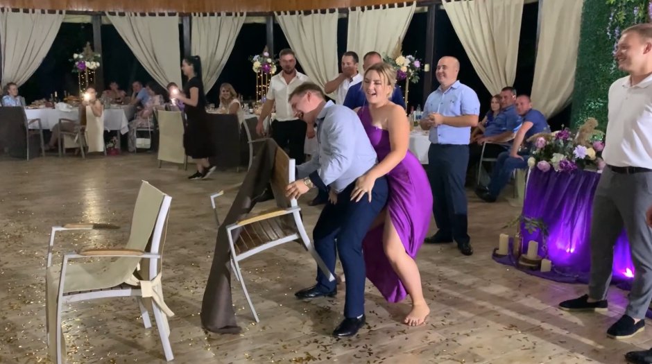 Прикольные танцы на свадьбах