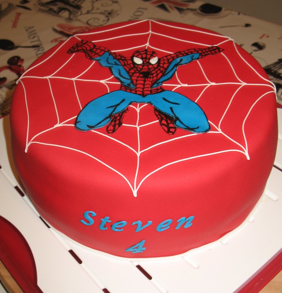 Торт с человеком пауком для мужчин