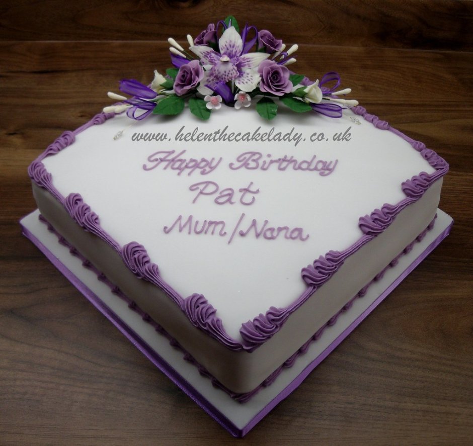 Торт для мамы на день рождения квадратный