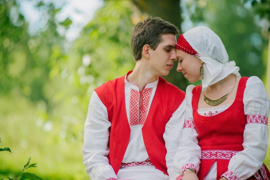 Славянские Свадебные Наряды для двоих