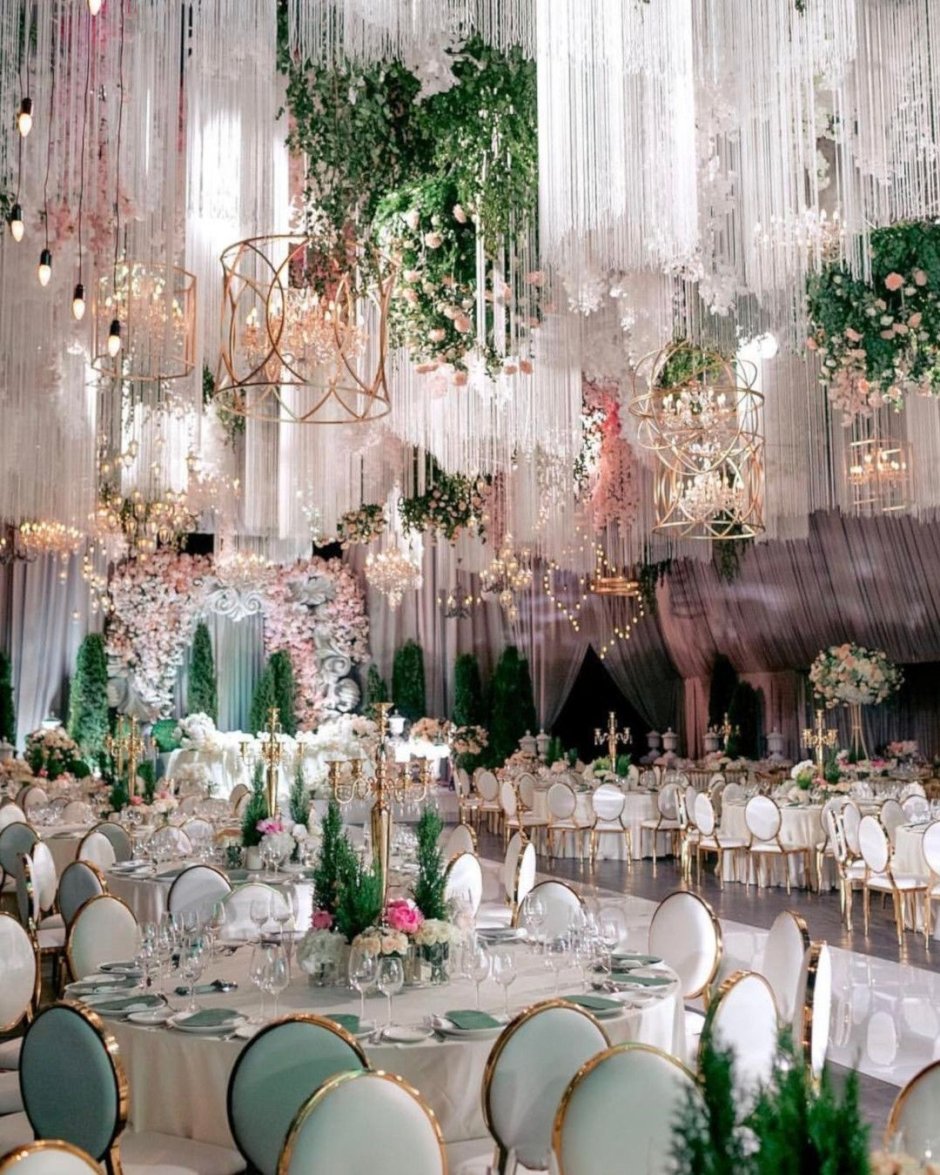 Декор свадьбы в романтическом стиле