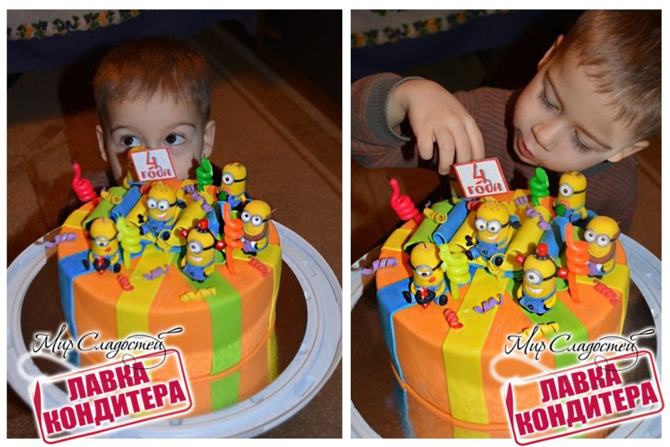 Торт с Фиксиками для мальчика 4 года