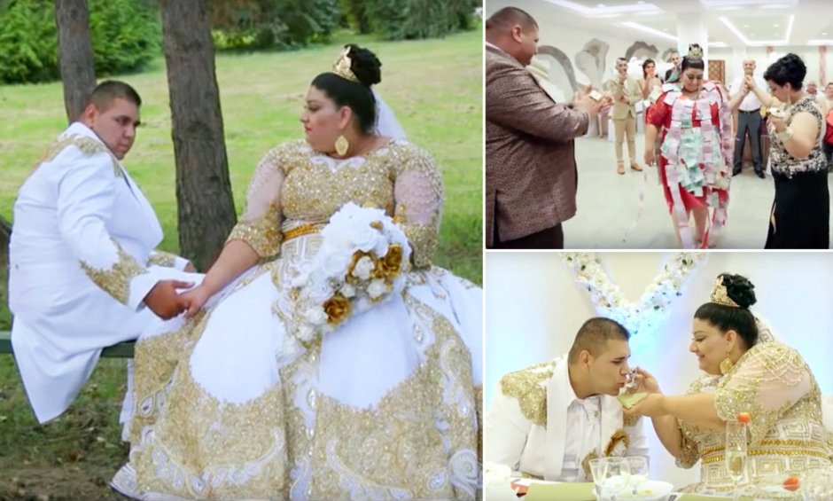 Цыганская свадьба толстая невеста