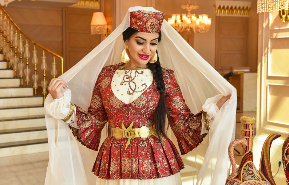Наряд невесты в Азербайджане национальный