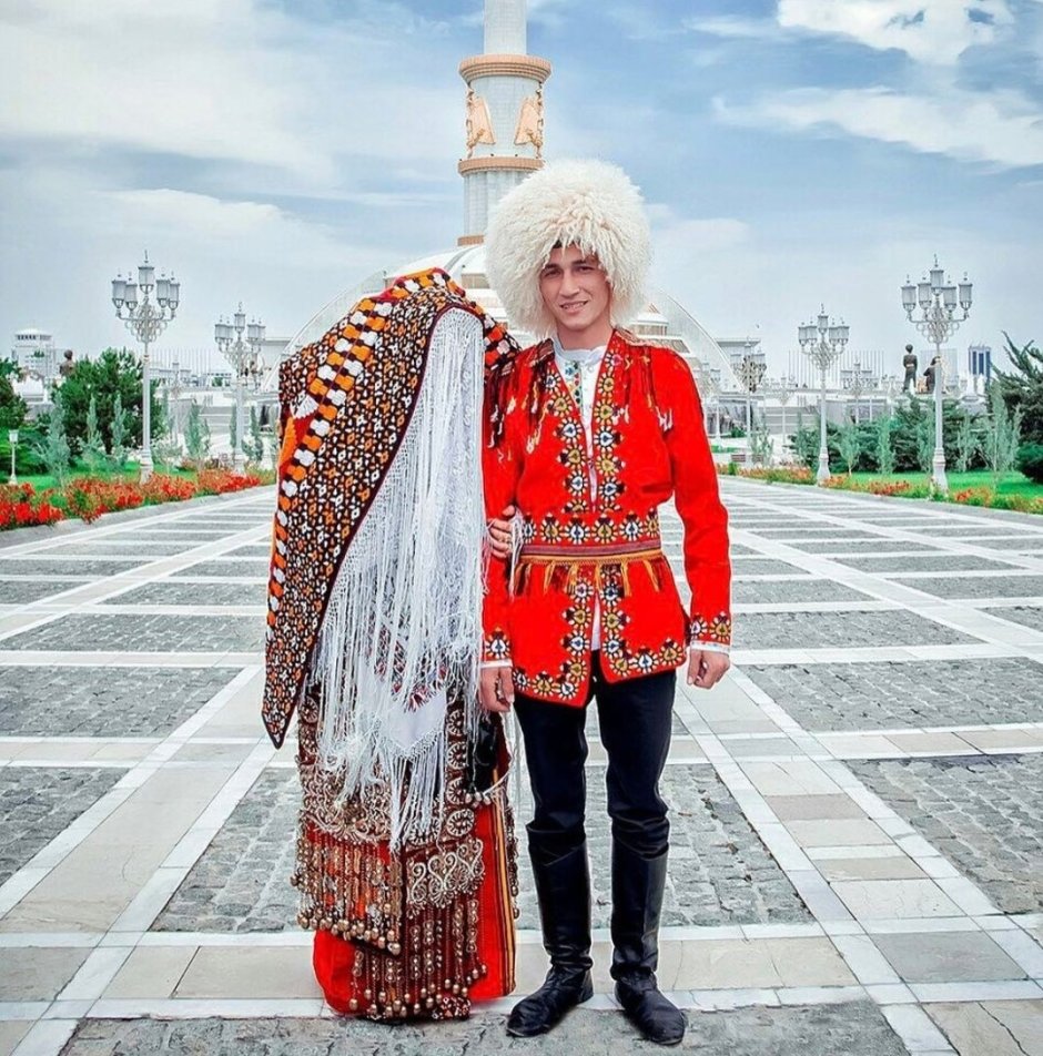 Национальная одежда Туркмении Национальная одежда