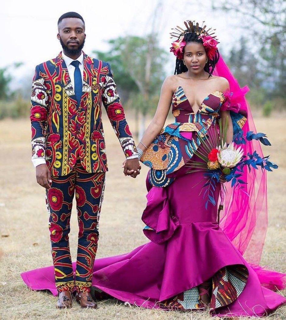 Африканский свадебный наряд
