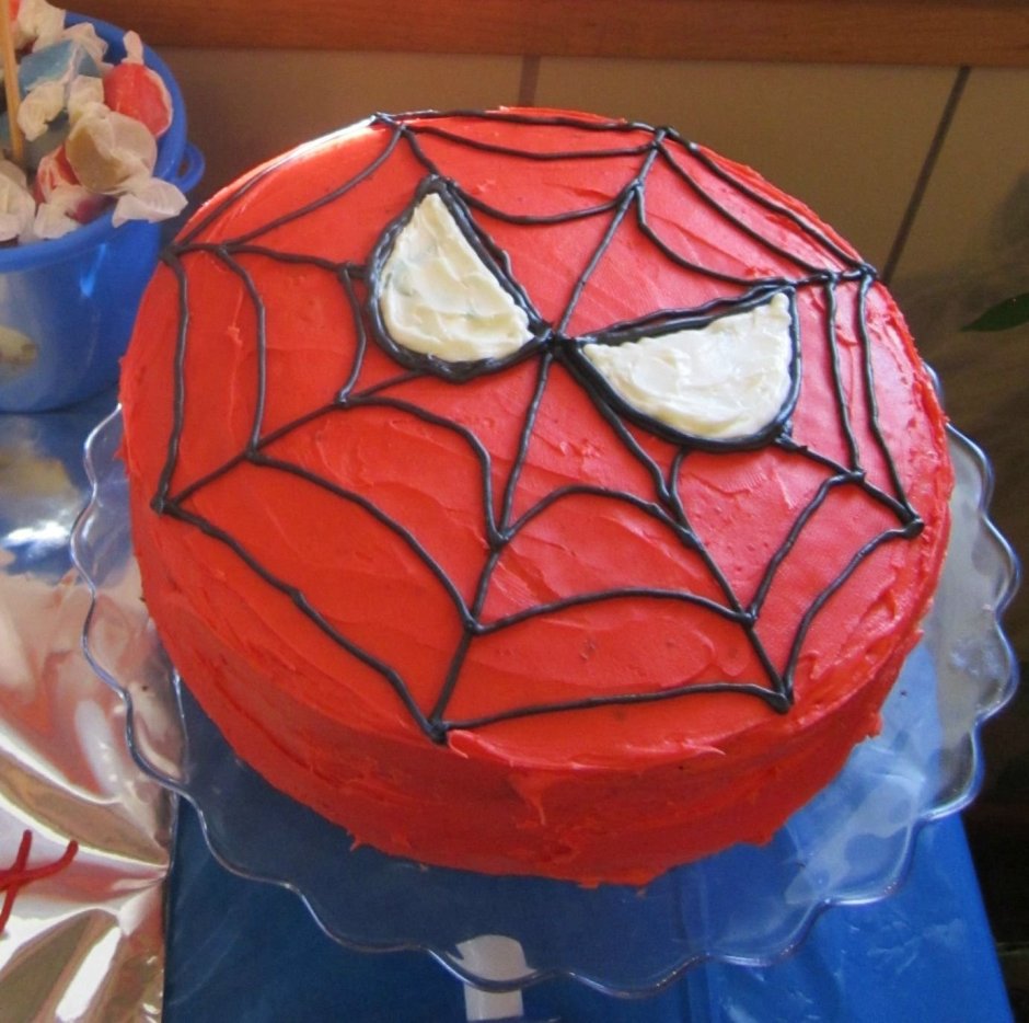 Бенто торт человек паук