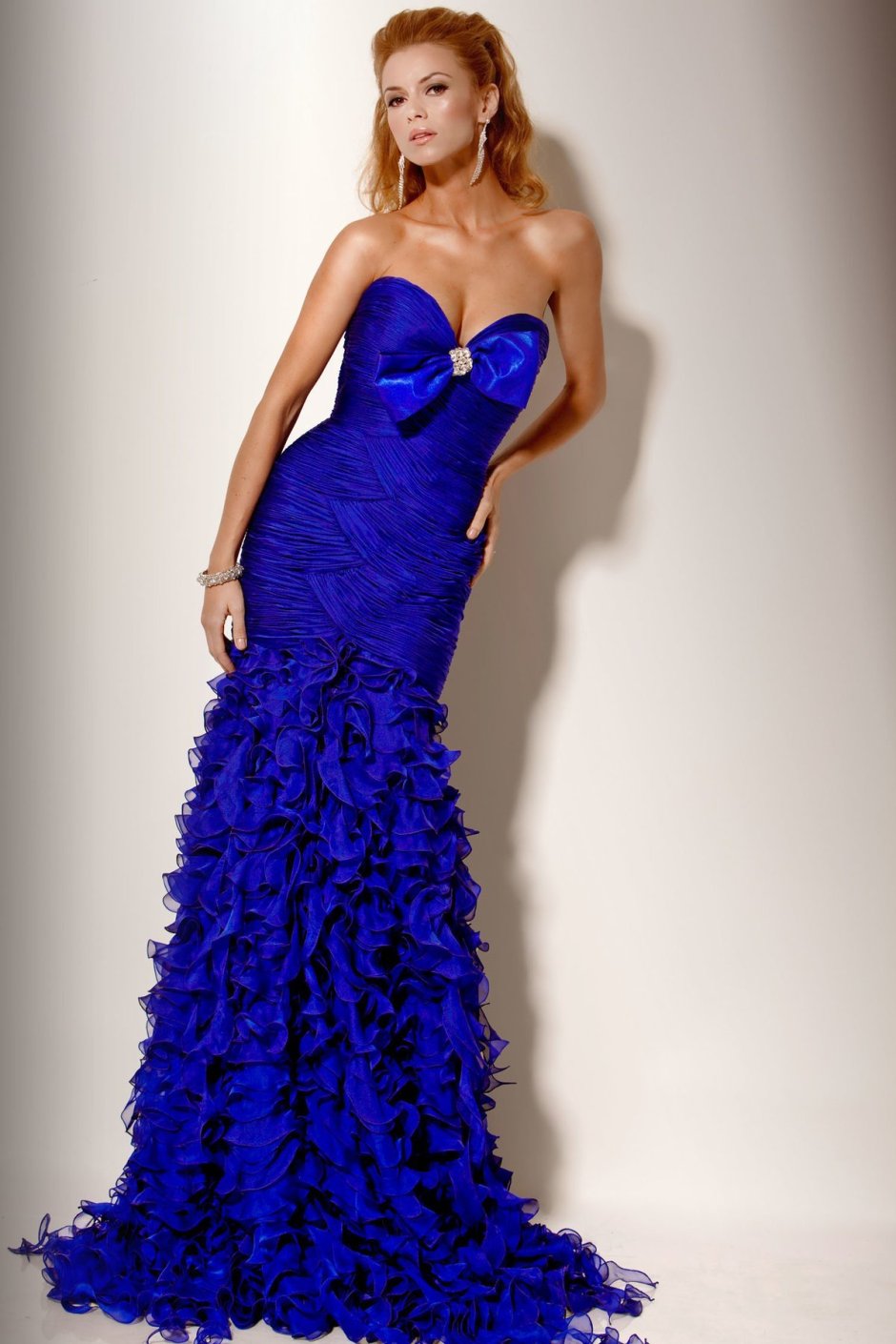Красивые платья синего цвета