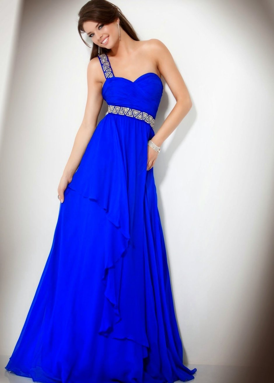 Платье вечернее Jovani синее