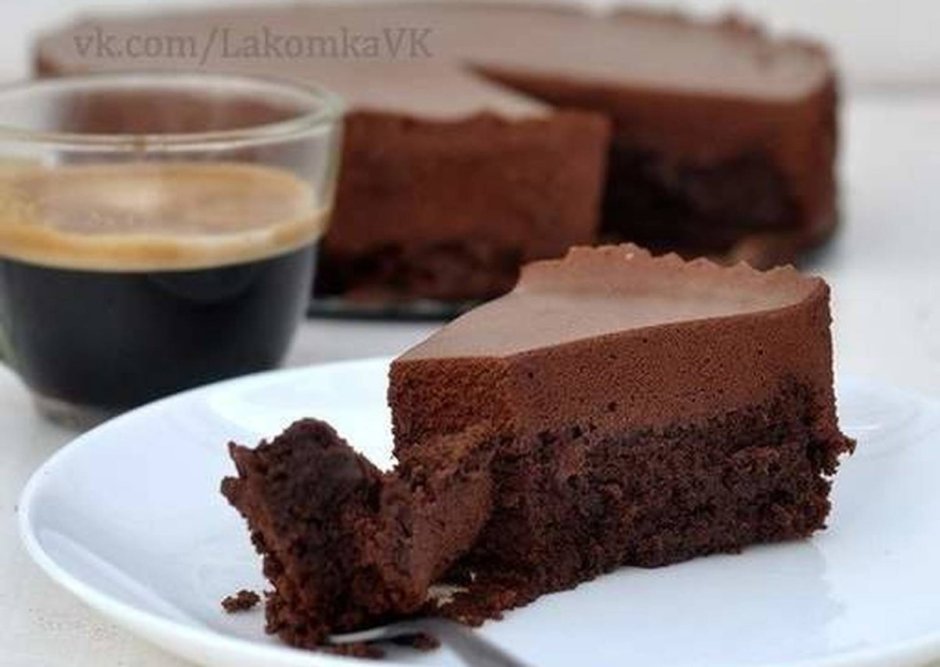 Шоколадный торт с шоколадным муссом