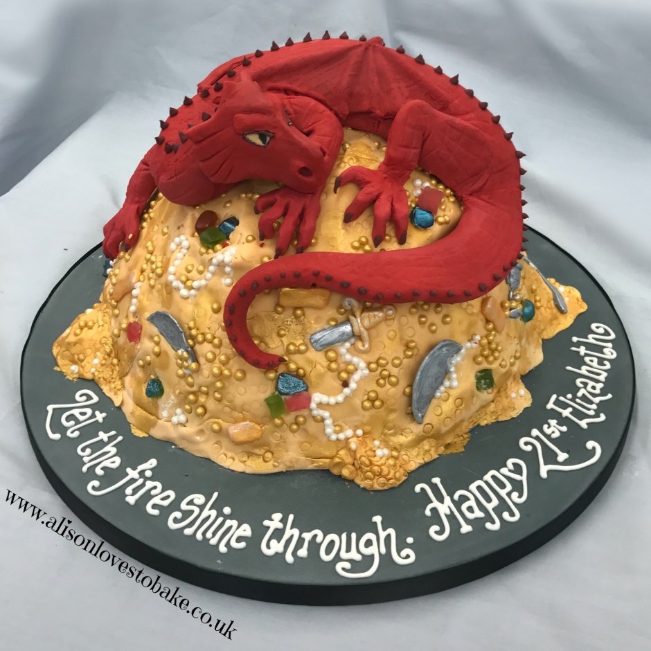 Торт с драконом сису