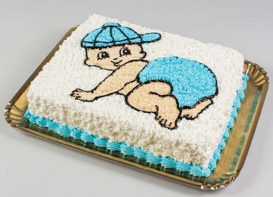 Торт масляный для новорожденного