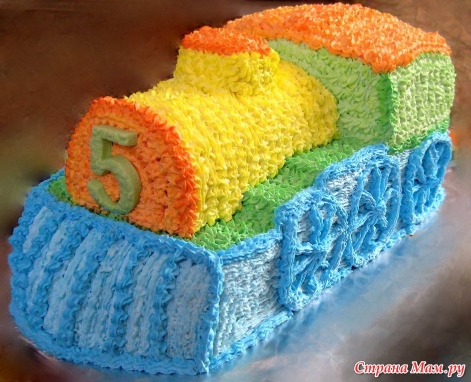 Торт для мальчика 5 лет кремовый