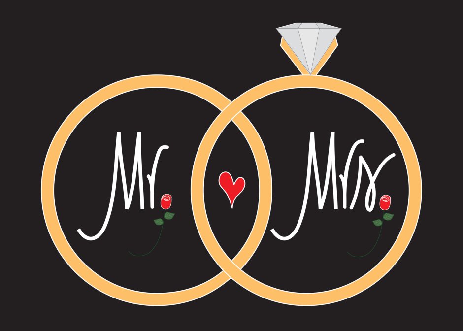 Логотип медной свадьбы