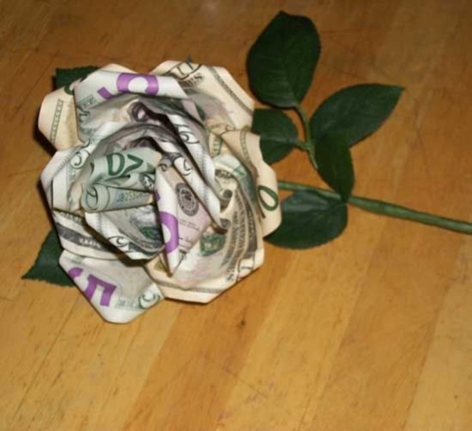 Букет из денежных роз
