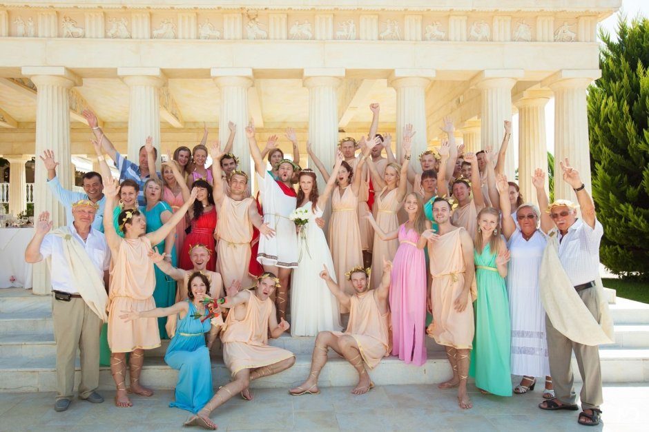 Свадьба в стиле Греции