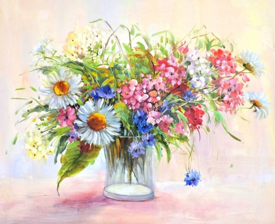 Картины Сергей Миняев полевые цветы